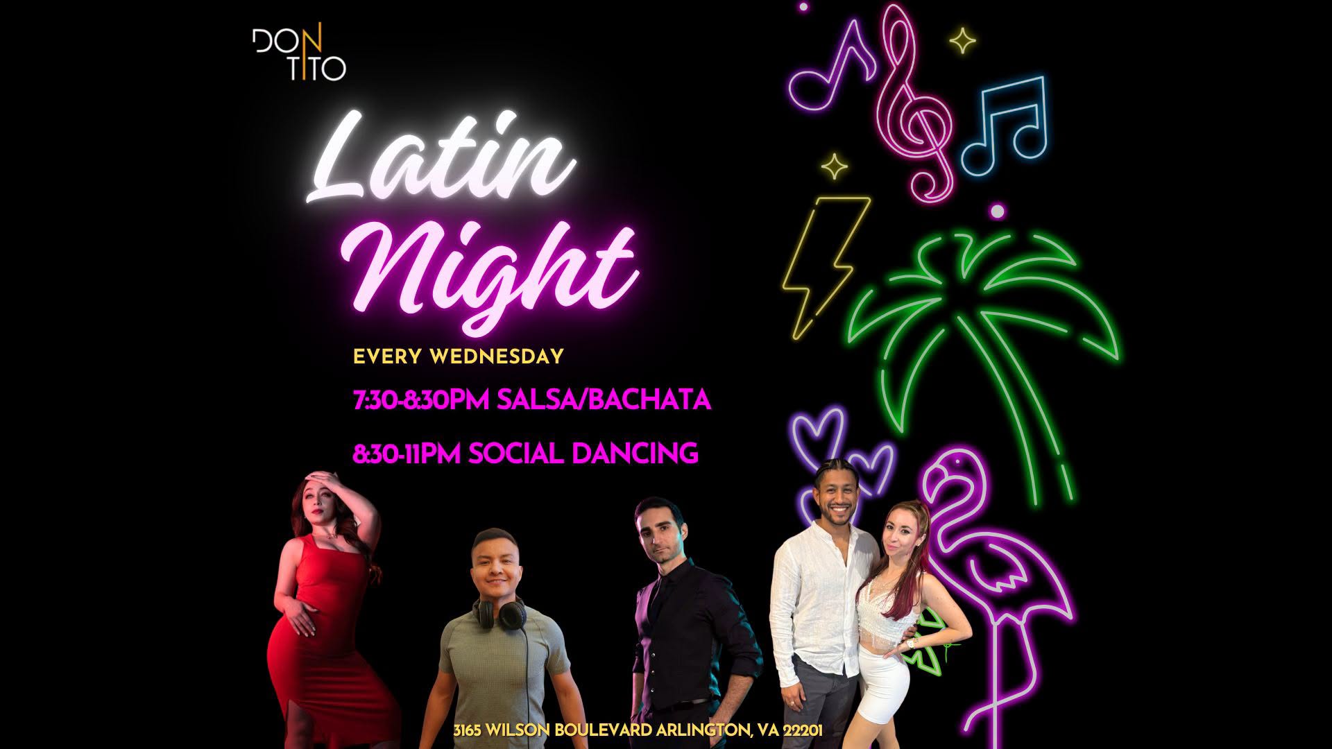 Latin Night @ Don Tito's — WED 21 – THU 22 OCT