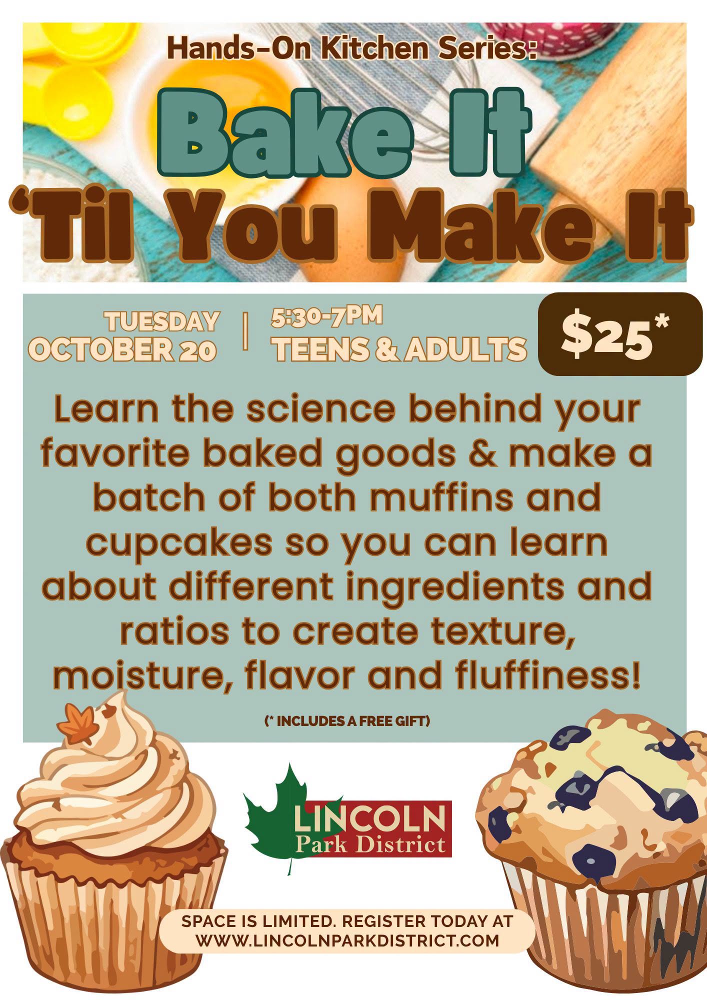 Bake It 'Til You Make It — TUE 20 – WED 21 OCT