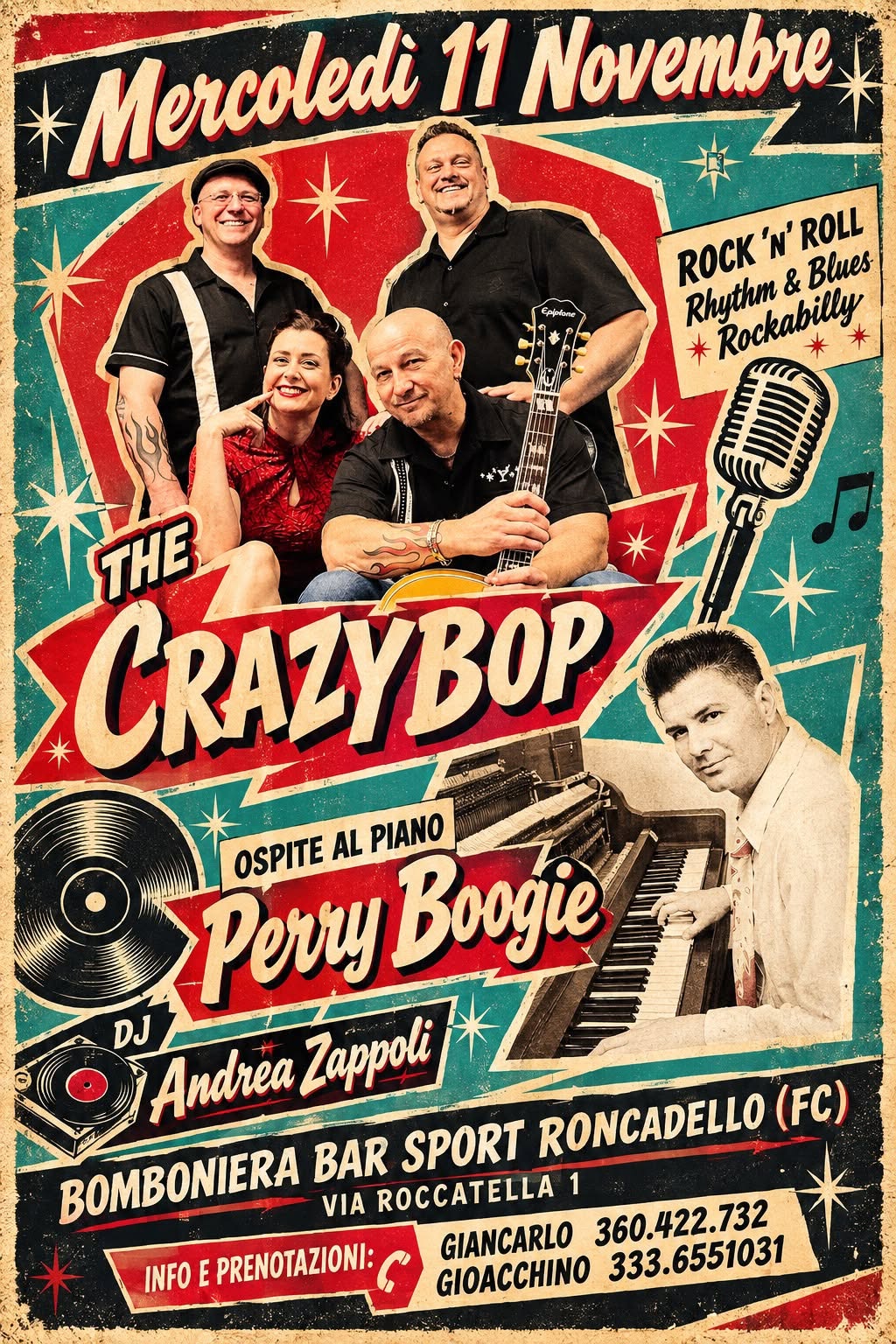 🔥ROCK AND ROLL NIGHT #2🔥 — WED 11 NOV