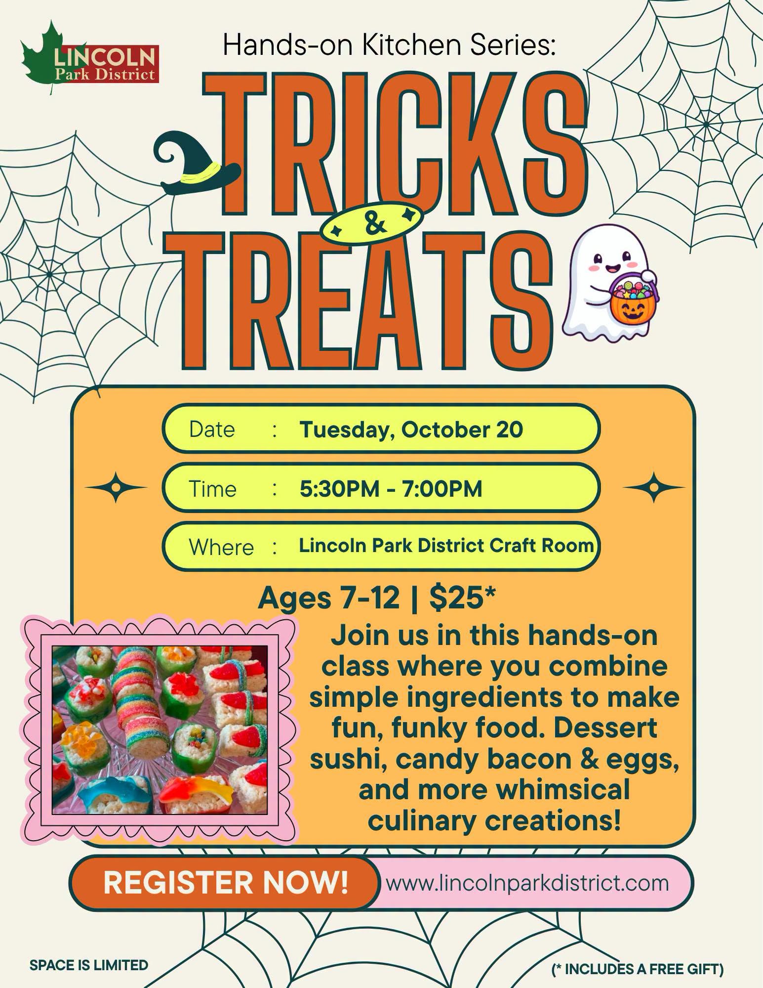Tricks & Treats — TUE 20 – WED 21 OCT