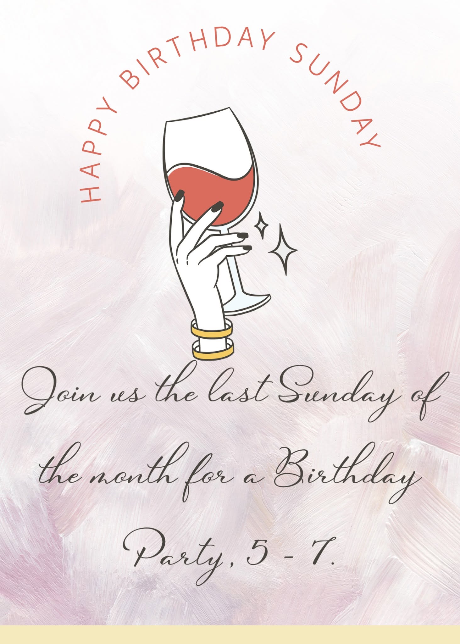 Birthday Sunday — SUN 25 OCT