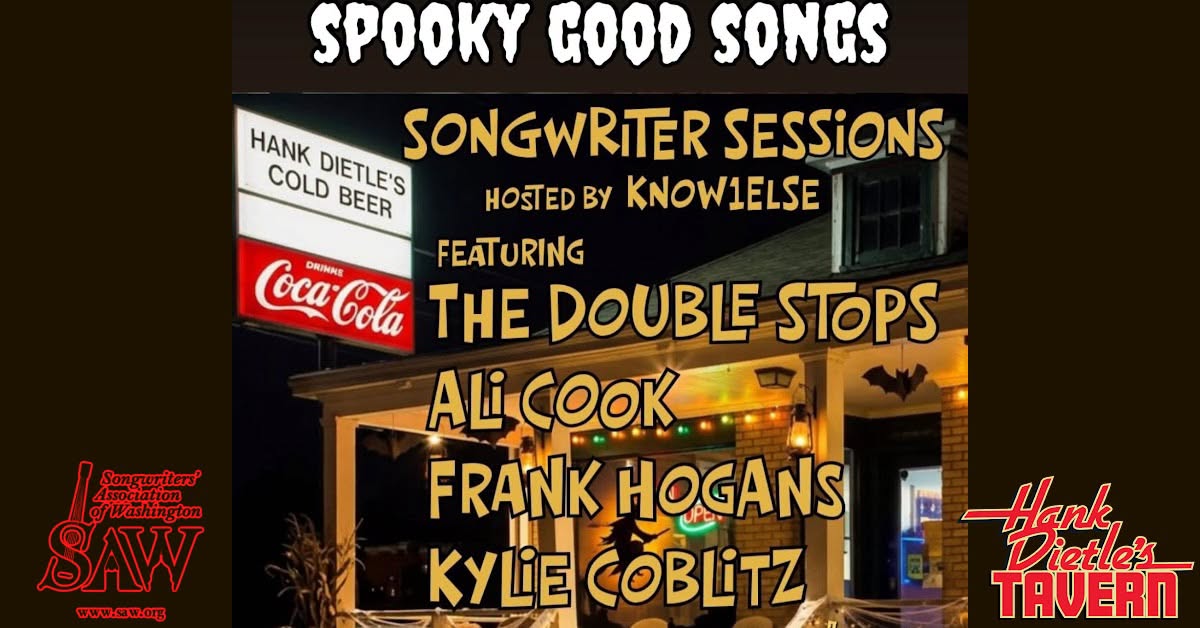 Songwriters Association of Washington (SAW) Showcase  — THU 22 OCT