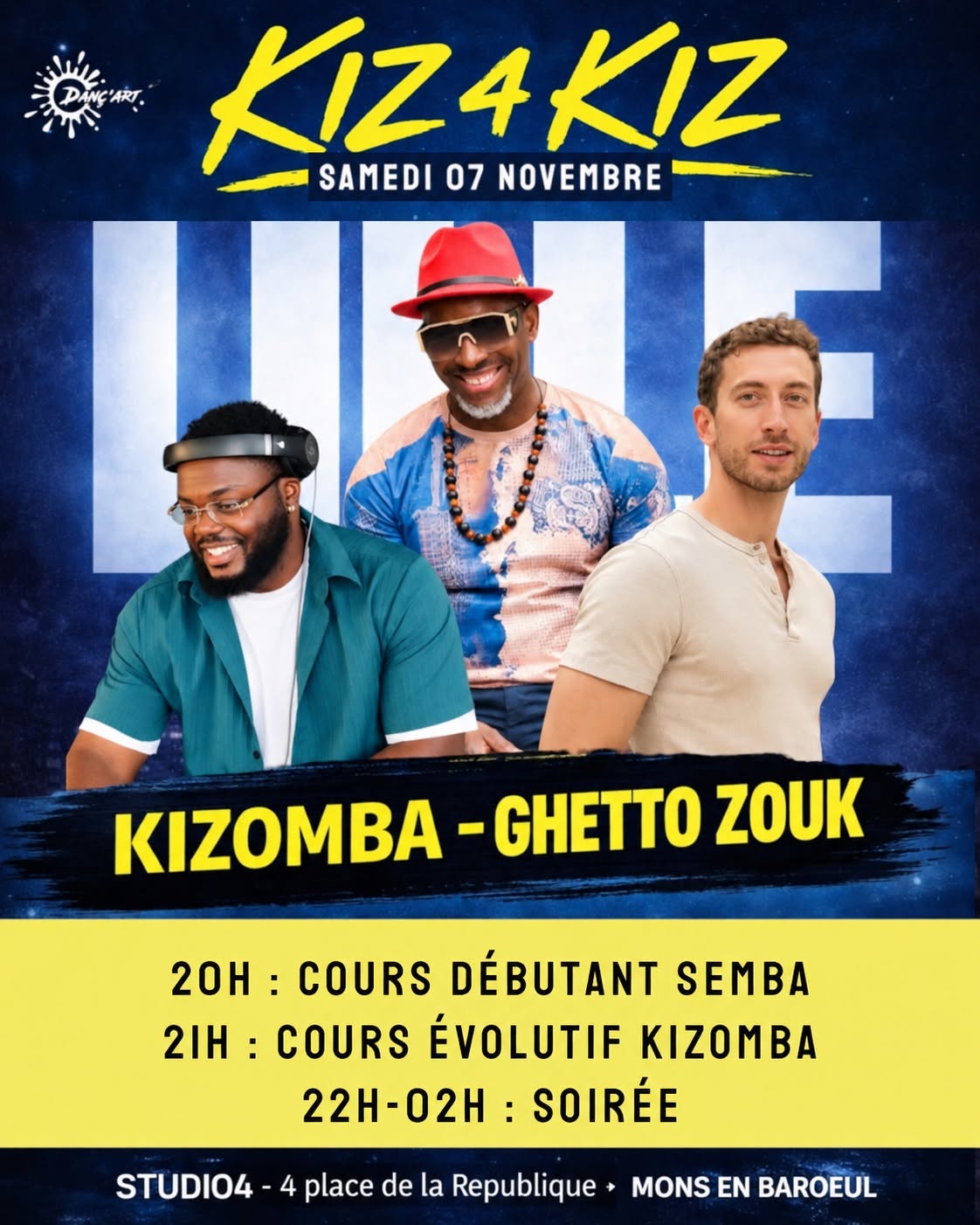 KIZ 4 KIZ - 2 cours + soirée - LILLE — SAT 7 – SUN 8 NOV