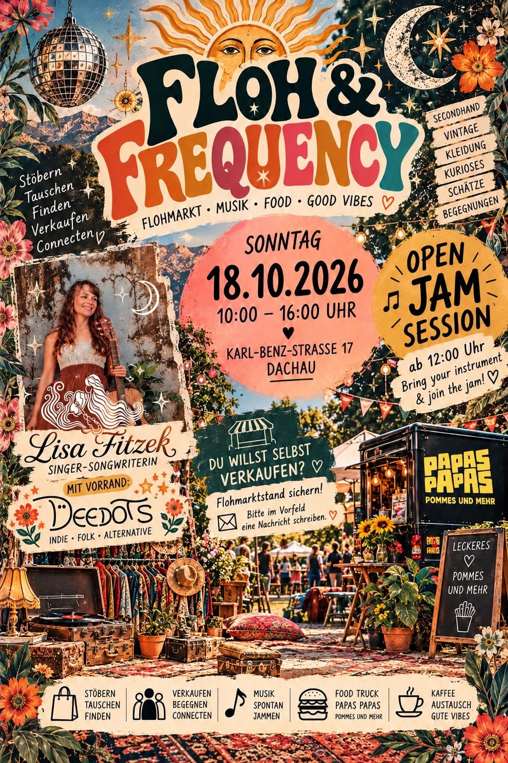 DeeDots live auf dem "Floh und Frequency" — SUN 18 OCT
