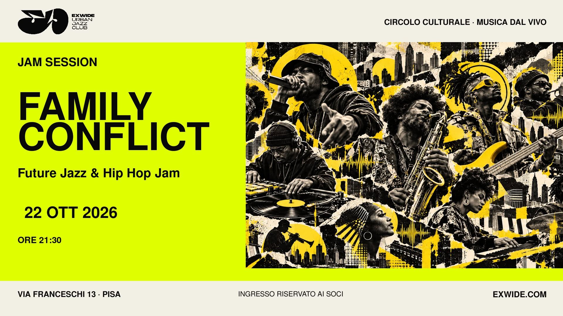 FAMILY CONFLICT – Future Jazz & Hip Hop Jam — THU 22 OCT