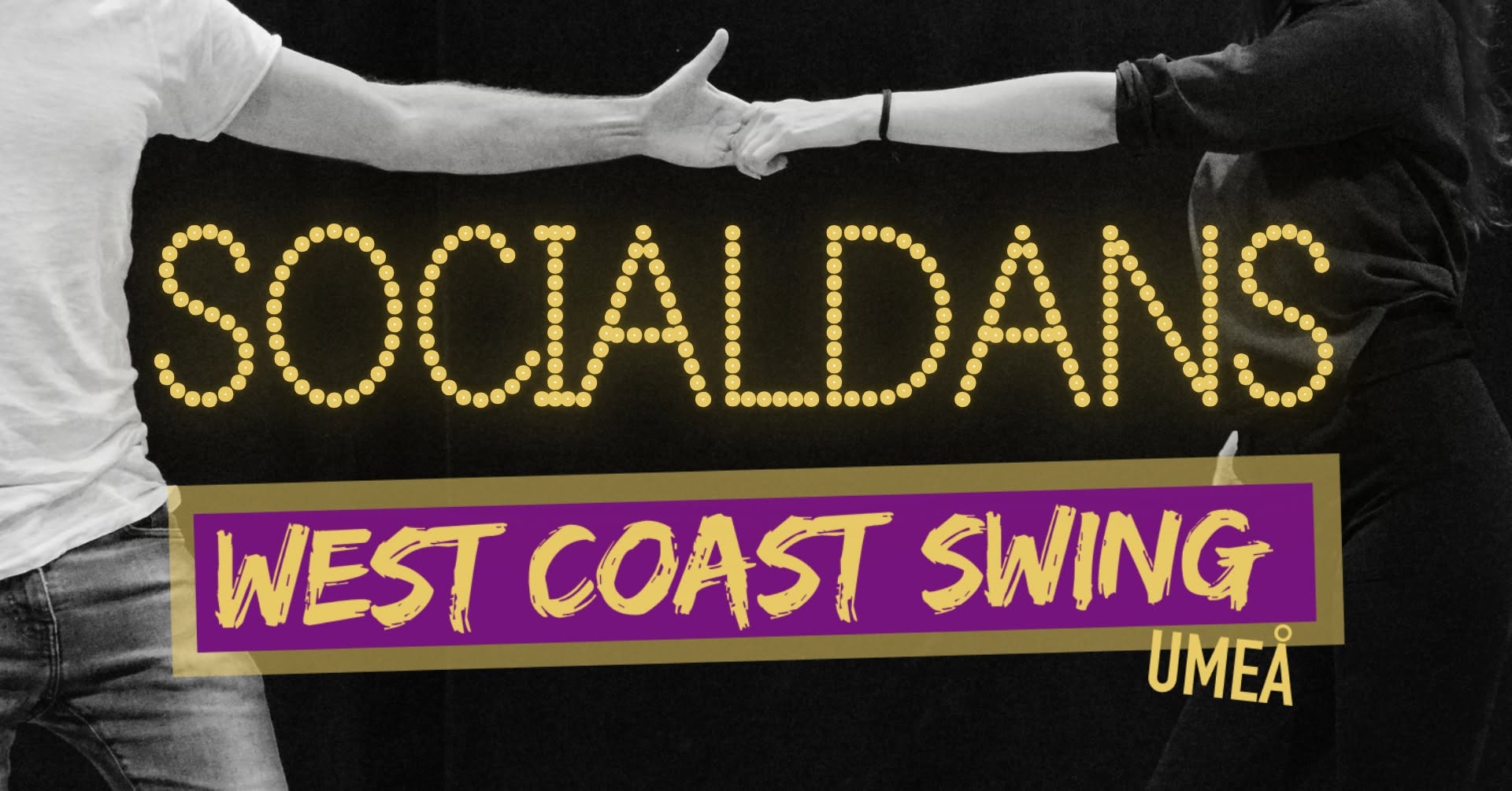 🎥 "The OPEN" watch party! - West Coast Swing - Prova På/Workshop + Socialdans 🎥 — SAT 28 NOV