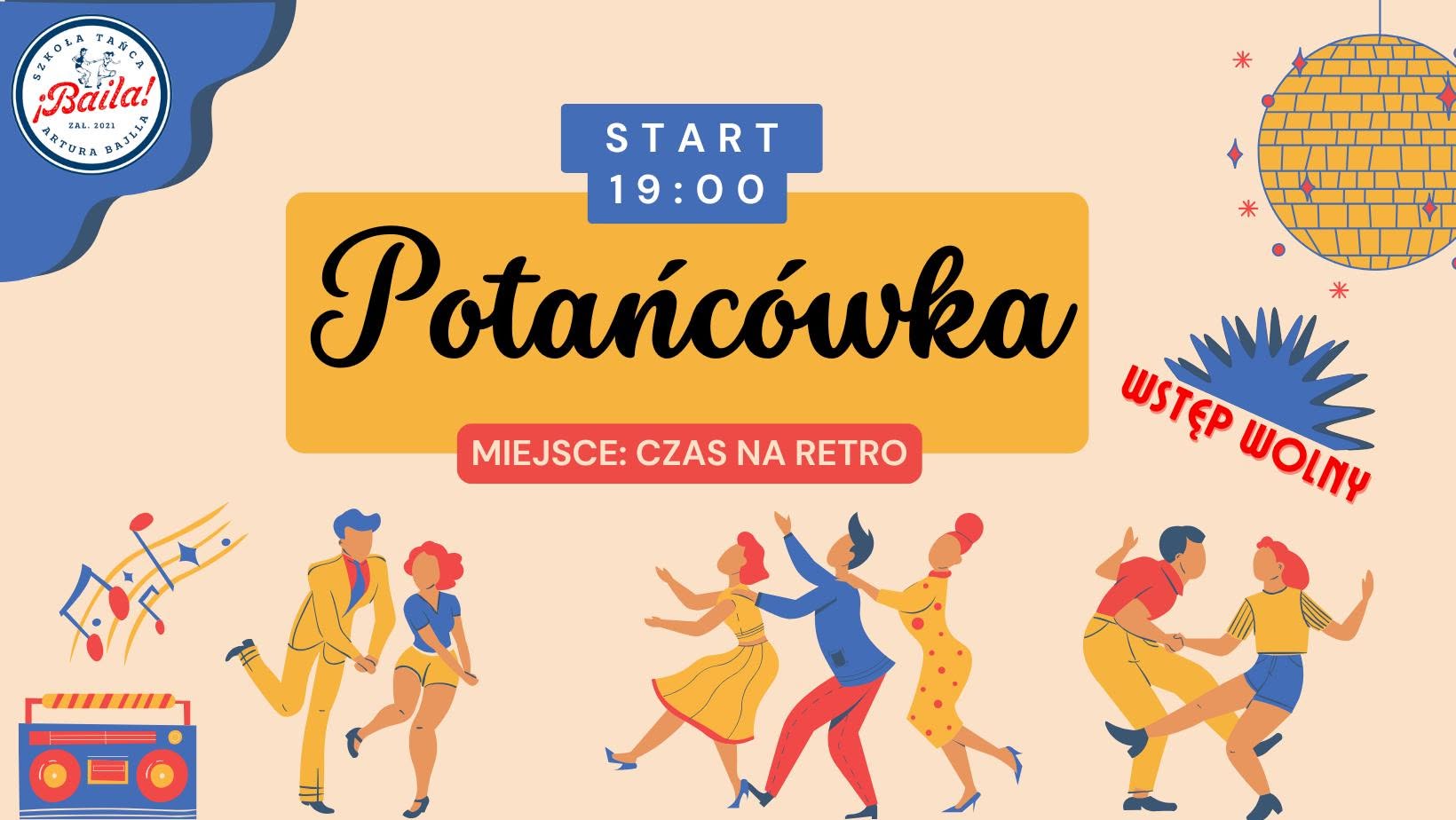 Tańcz ze Szkołą Tańca Baila | CZAS NA RETRO — SAT 24 OCT