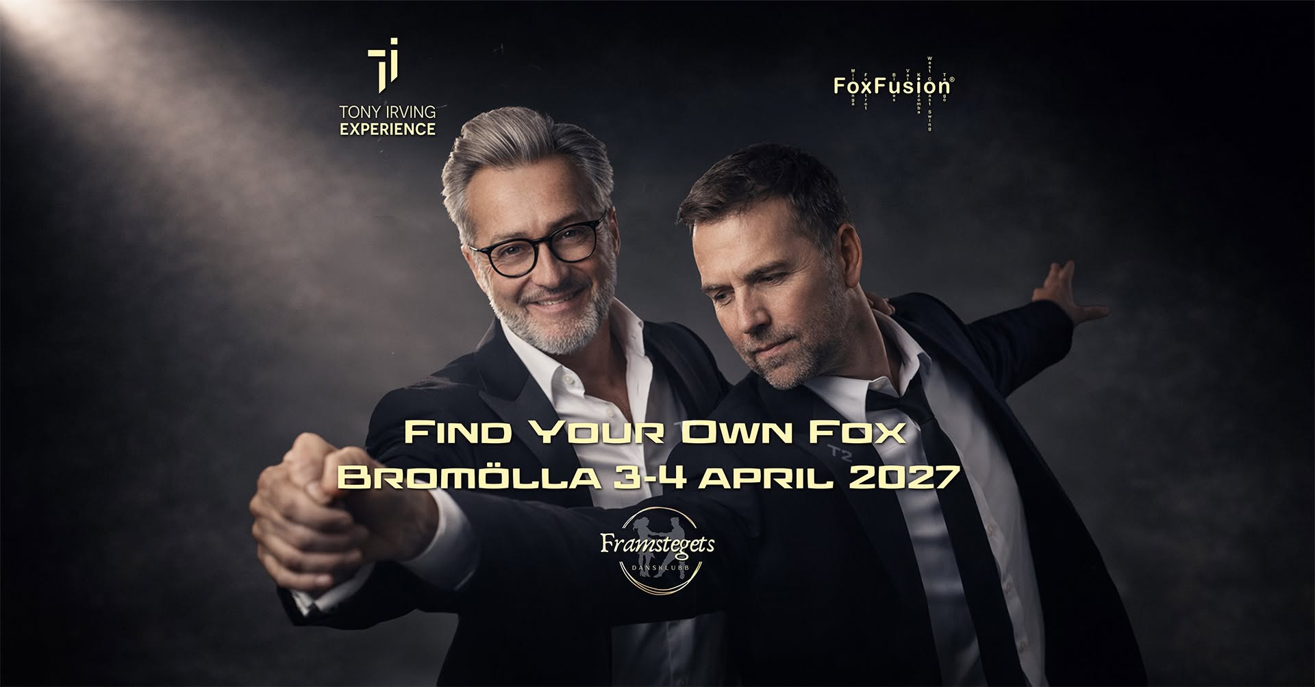 Find Your Own Fox - med Tony Möörk & Tony Irving (3-4/4 2027) — SAT 3 – SUN 4 APR 2027