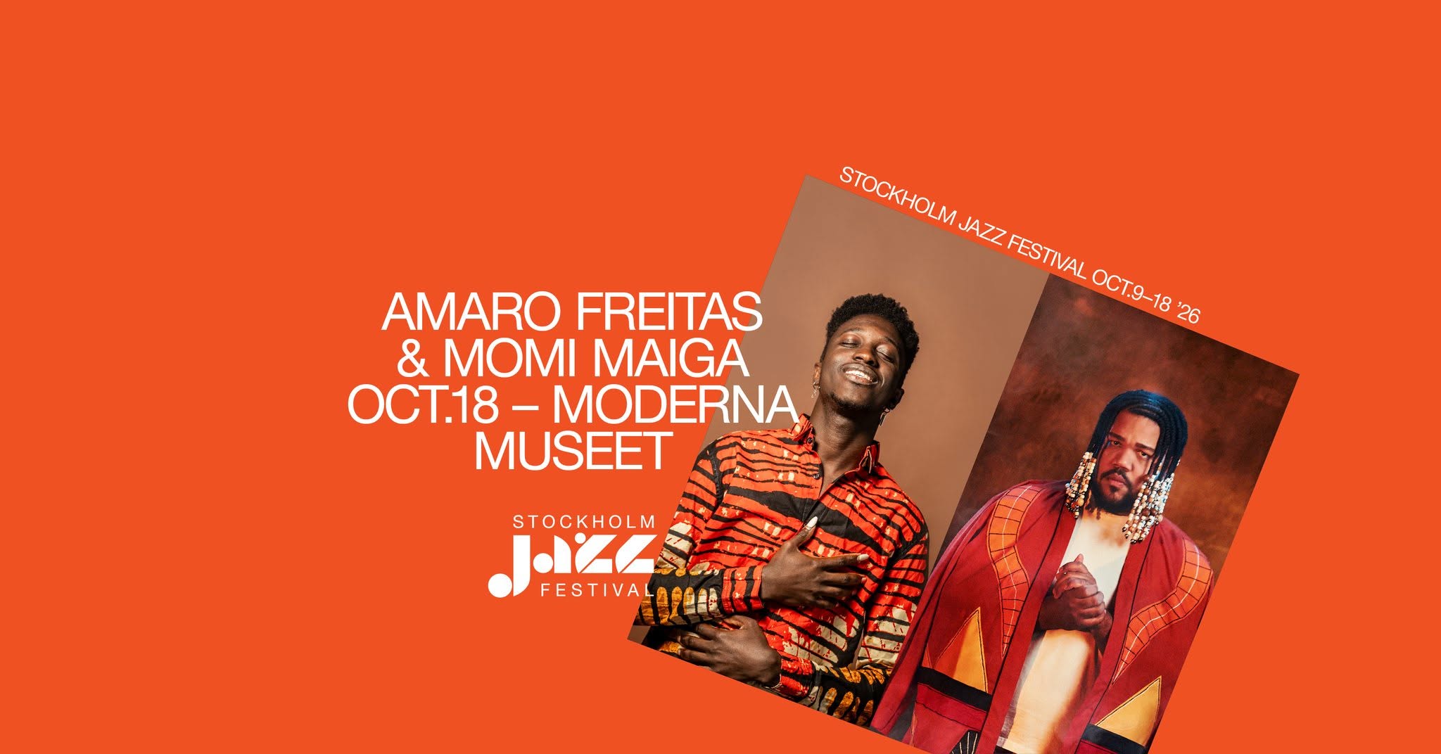 Amaro Freitas & Momi Maiga | Stockholm Jazz Festival — SUN 18 OCT