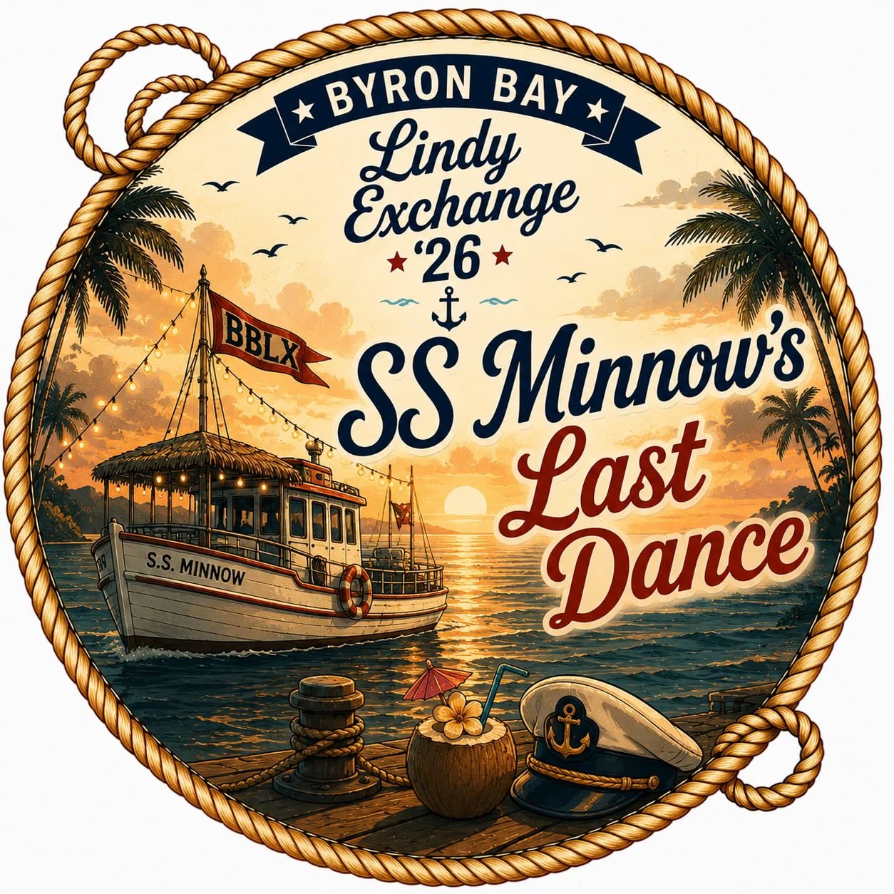 🚢 SS MINNOW'S LAST DANCE, Byron Bay Lindy Exchange 2026 — SUN 18 OCT